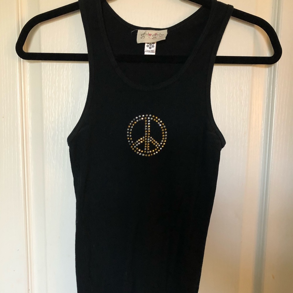 Super Cute Peace Sign Tank Top!